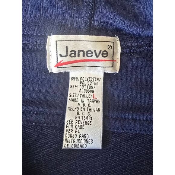 Janeve Shacket Navy Sz L Military theme - Picture 5 of 6